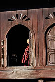 Novice monks, Shwe Yaunghwe Kyaung, Nyaungshwe, Inle Lake, Myanmar.  